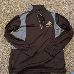Antigua Cleveland Browns 1/4 Pull Over Sz L Large
